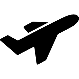 avion au décollage Icône