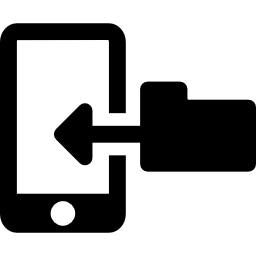Copy folder into phone icon