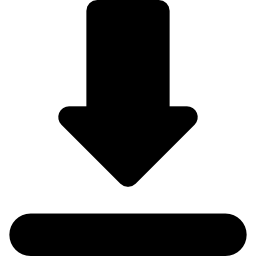 símbolo de download Ícone