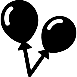 2 balloons icon