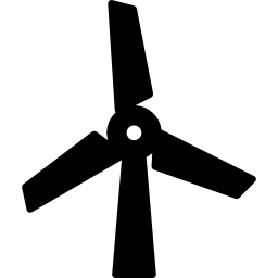 Modern wind mill icon