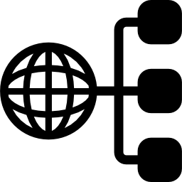 servidor global Ícone