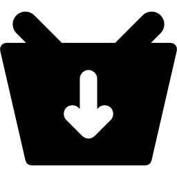 descargar cesta de la compra icono