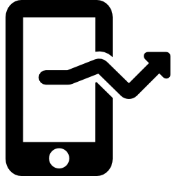 analyse van telefoongegevens icoon