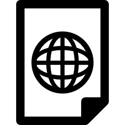 World wide file icon