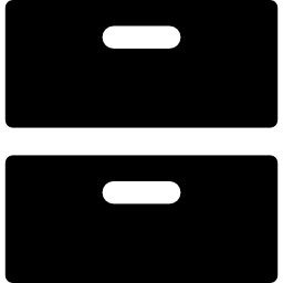 2 szuflady ikona