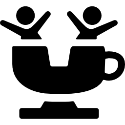 Rotative cup icon