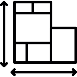 échelle de plan de maison Icône