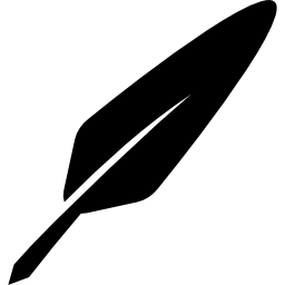 Bird feather icon