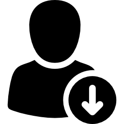 User download option icon