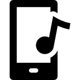 Smartphone music icon