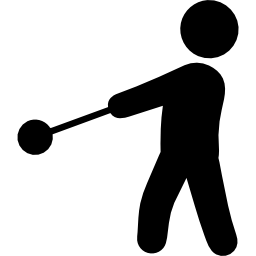 Hammer throw icon