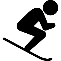 skiën man icoon