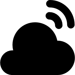 nube wifi icono