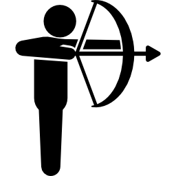 Стрельба из лука иконка