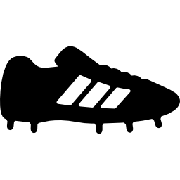 calzado de fútbol icono