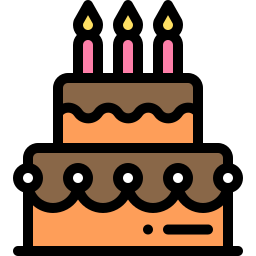 Birthday cake icon