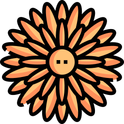 crisantemo icono