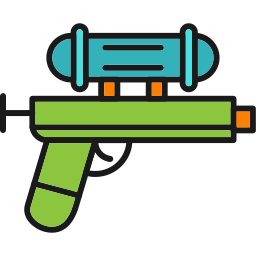 pistola de agua icono