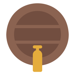 Wine barrel icon