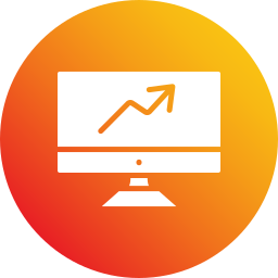 Growth chart icon