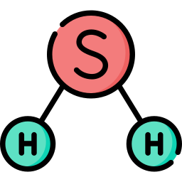 waterstofsulfide icoon