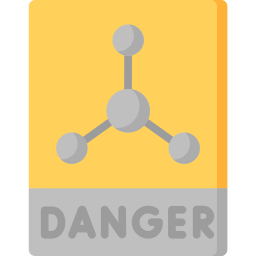 Danger sign icon