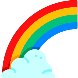 regenboog icoon