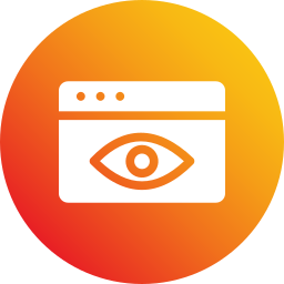 Cyber eye icon