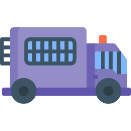 Prisoner transport vehicle icon