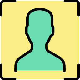 escaneo facial icono