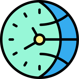 Часовой пояс иконка