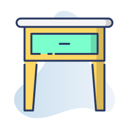 Bedside table icon