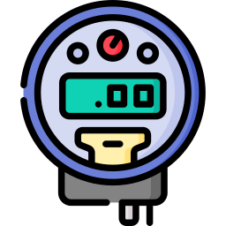 Electric meter icon