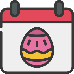 Easter day icon