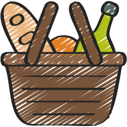 Picnic basket icon