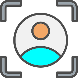 Face scanner icon