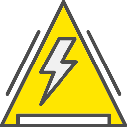 High voltage icon