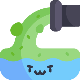 Water pollution icon