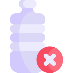 botellas de plástico icono