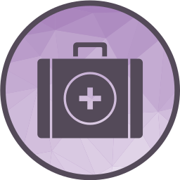 First aid kit icon