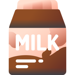 lait au chocolat Icône