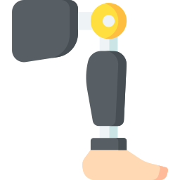 bioniczna noga ikona