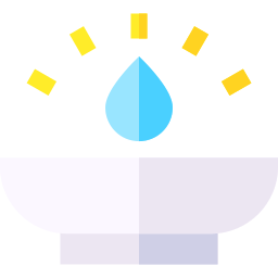 Holy water icon
