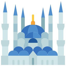 moschea blu icona