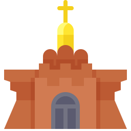 puerta dorada icono