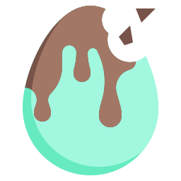 czekoladowe jajko ikona