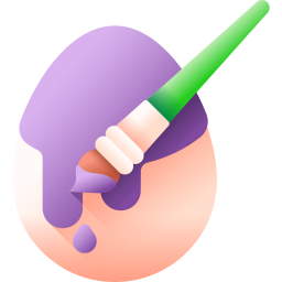 Painting egg icon