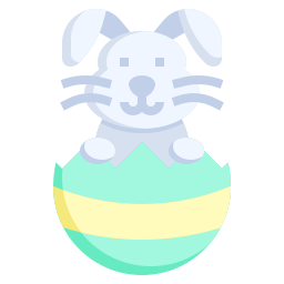 Easter bunny icon