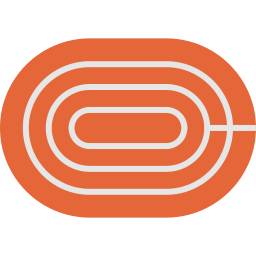 Running track icon